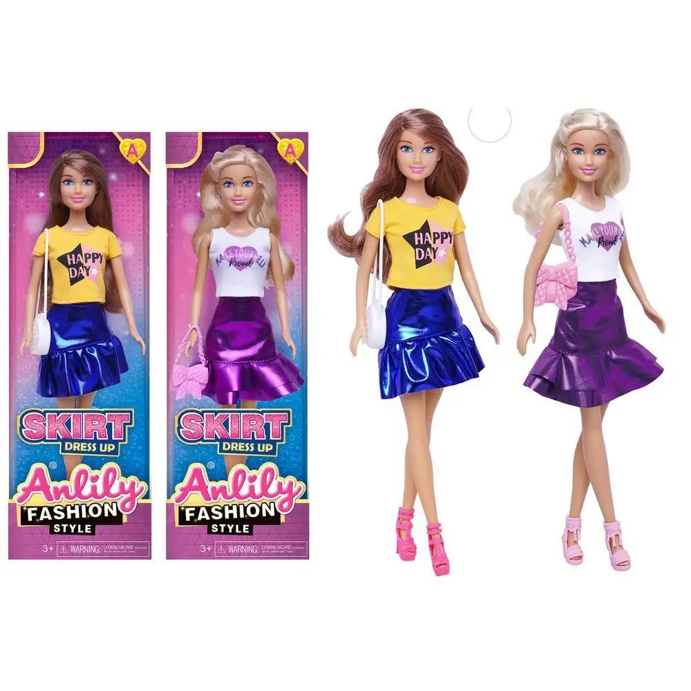 Anlily Fashion Style Skirt Dress Up 29 cm Doll Assorted- 98011