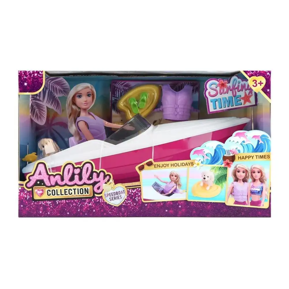 Anlily Collection Surfing Time Doll With Yacht - 616103