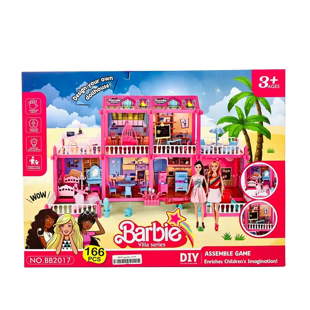 Barbie Villa Series DIY 166 Pieces - BB2017