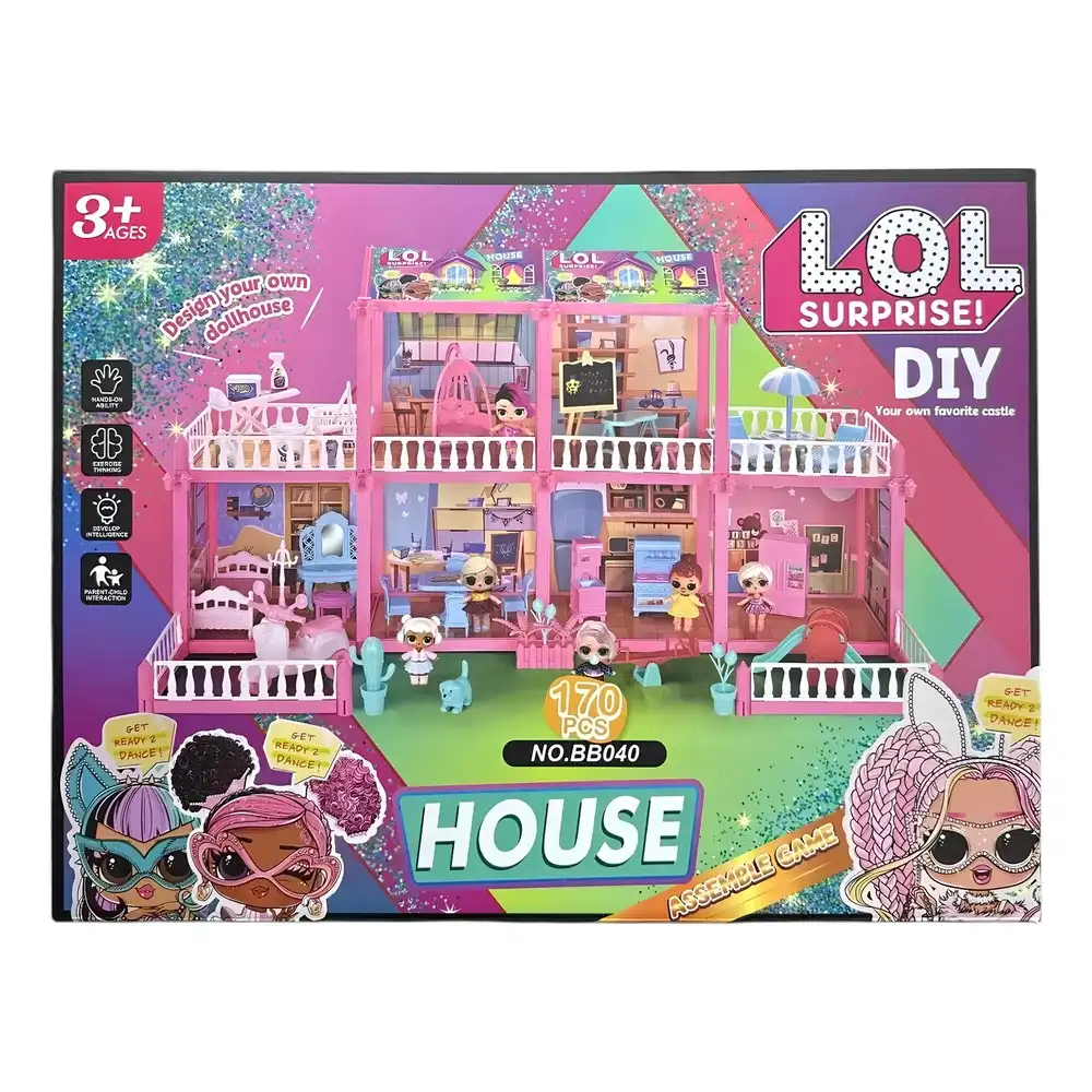 L.O.L. Surprise! - Fashion Doll House 170 Pieces - BB040