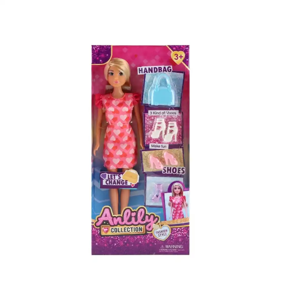 Anlily Dress Up Fashion Doll 29cm with Accessories - 616028