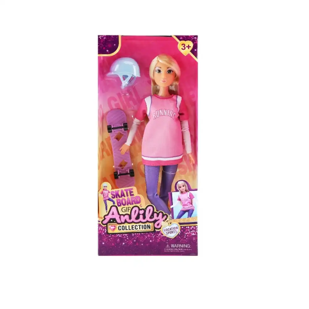 Anlily Skate Board Doll 29cm with Accessories - 616010