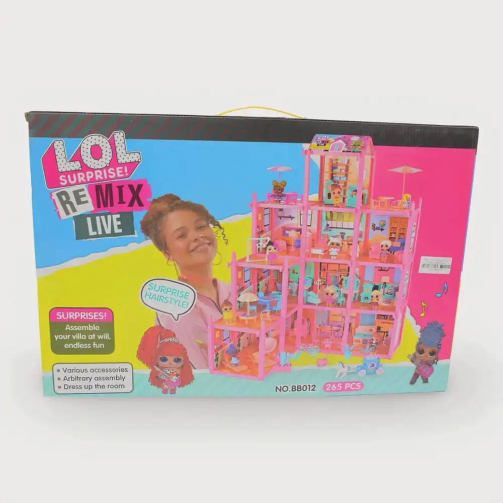 L.O.L. Surprise! Remix - Doll Villa Set 265 Pieces - BB012