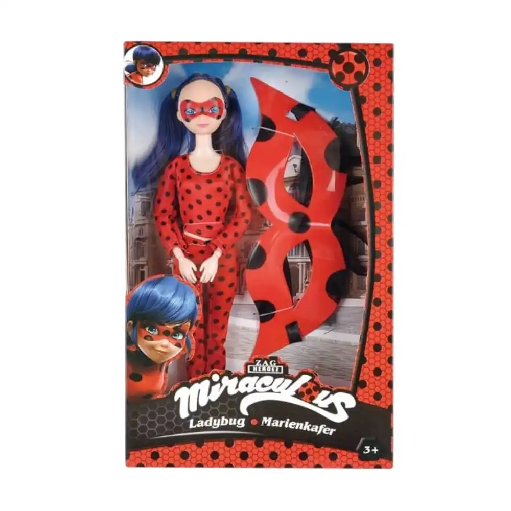 Miraculous Ladybug Doll with Mask - 2008A
