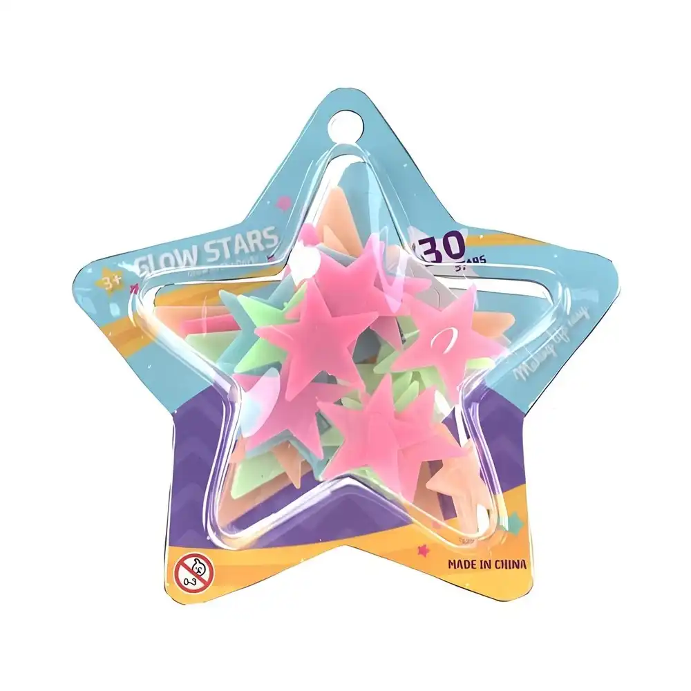 Star Shapes Glow in The Dark - 3031