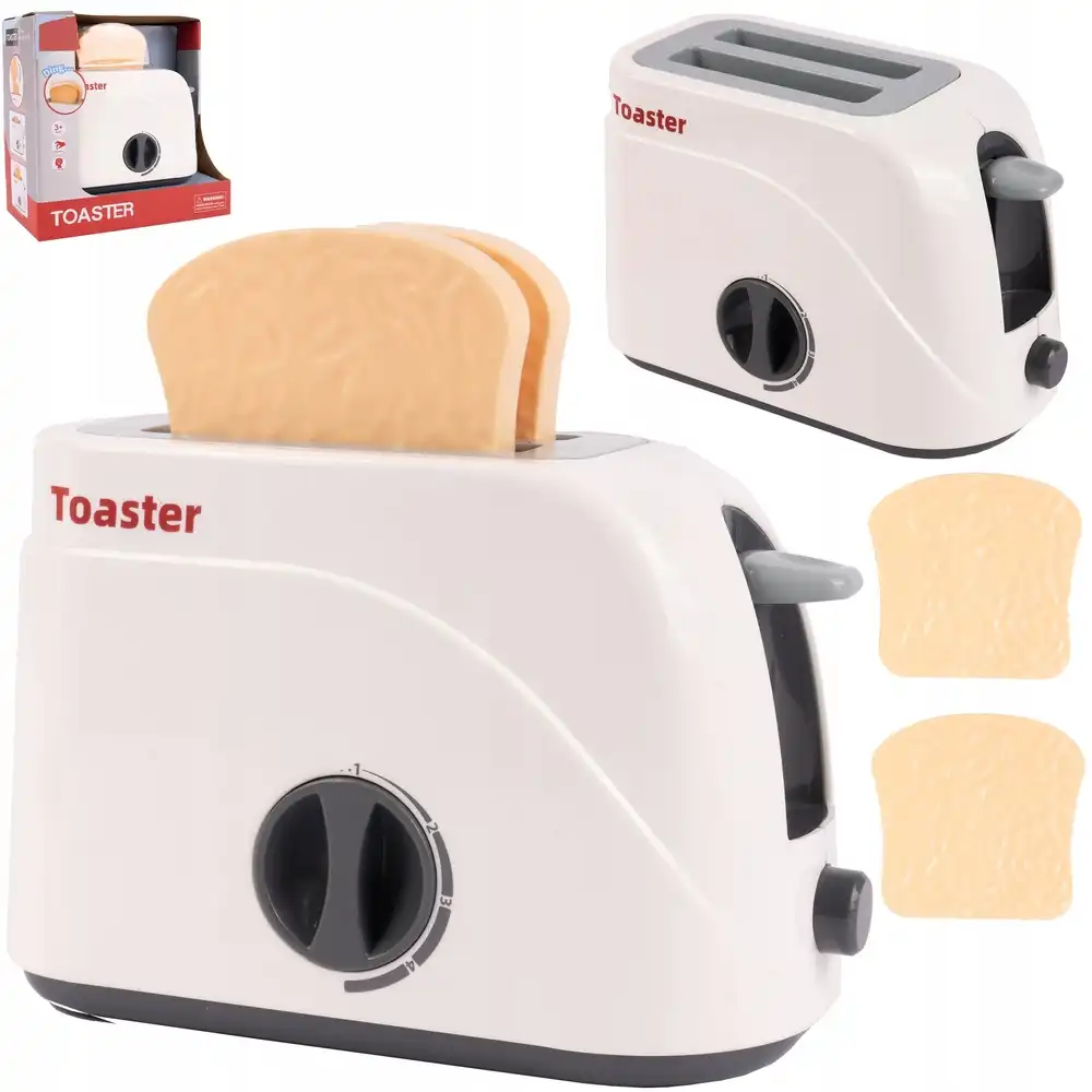 Tegole Toaster Toy with 2 Toast for Kids - F2302