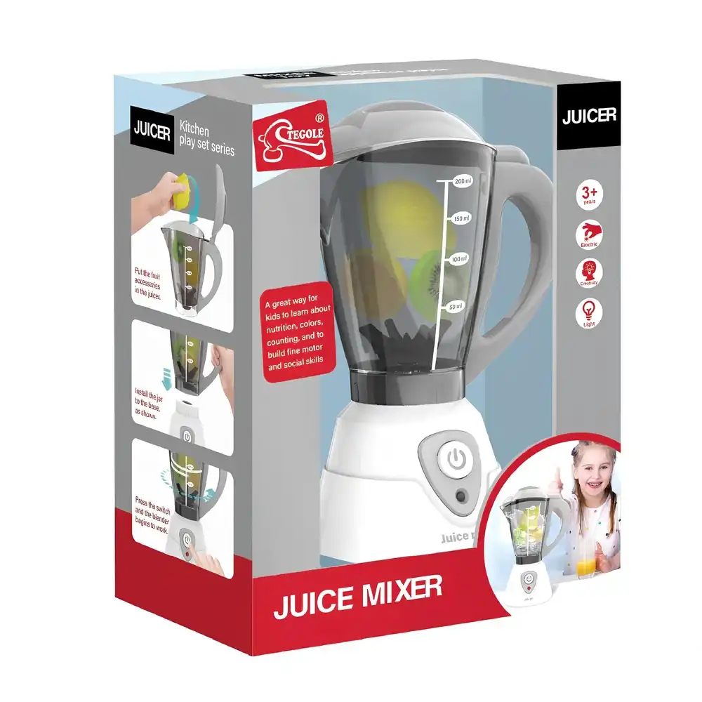 Tegole Kitchen Appliance Playset Juice Mixer Toy with for Kids - F2305