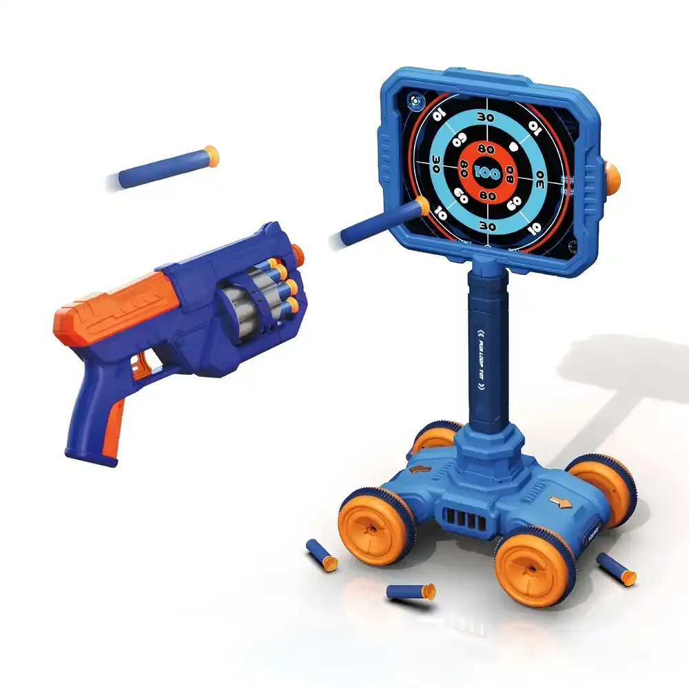 Sucker Scoring Target Mobile Vehicle with Foam Pistol & Remote Control - 801-6