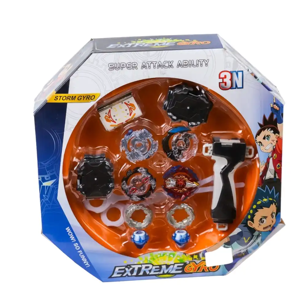 Beyblade Extreme Gyro Super Attack Ability with 4 Spinners - 3N180A