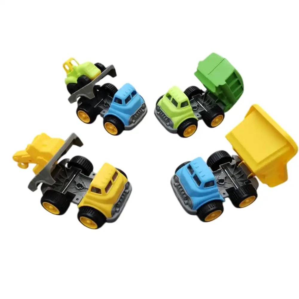 Free Wheels Construction Trucks 4 Vehicles - LC034