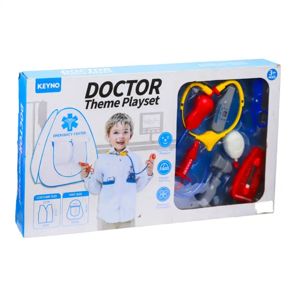 Doctor Theme Playset Tools with Emergency Center Tent - 1908