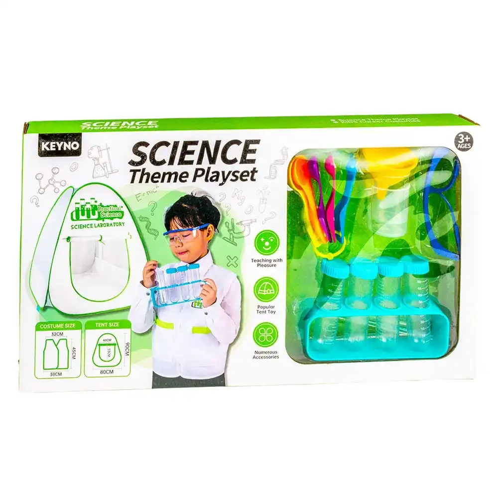 Keyno Science Theme Tent Playset with Accessories - KN614
