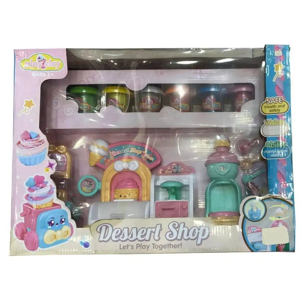 Play Clay Dessert Shop With Dough 6 Pieces - 8065