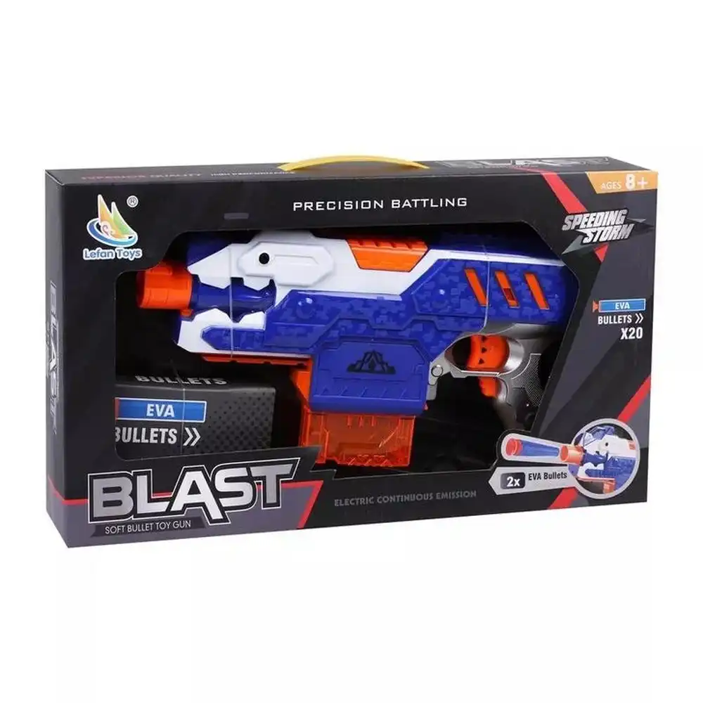 Blast Soft Bullet Gun with 20 Foam Bullets - 9927-1
