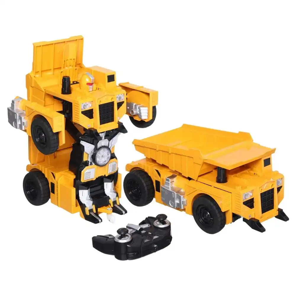 MZ Transforming Yellow Robot Truck With Remote Control - 7590