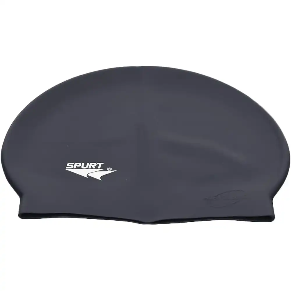 Spurt - Swimming Silicone Cap - Black - 0649