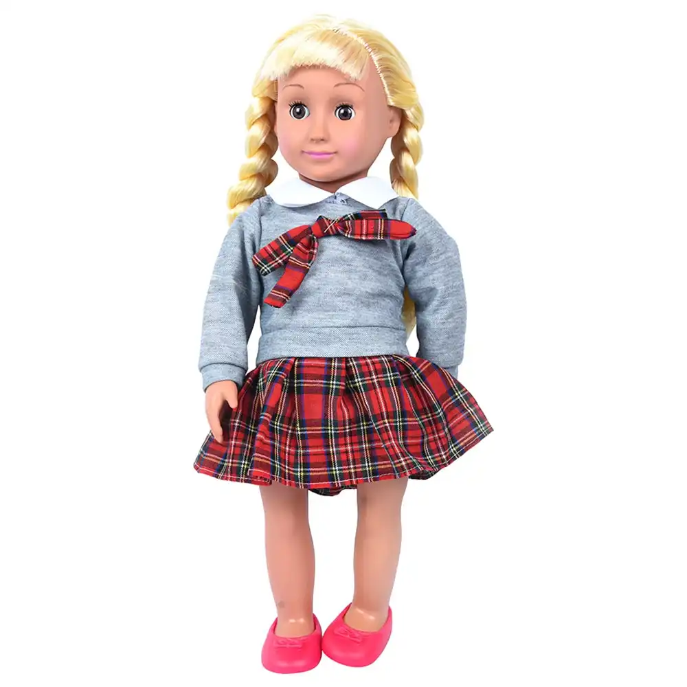 My JQ Grils Fashion Doll 46 cm with Red Skirt & Silver T-Shirt - 2062