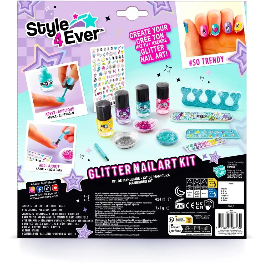 Canal Toys OFG 163 Style For Ever - Bar à ongles avec paillettes