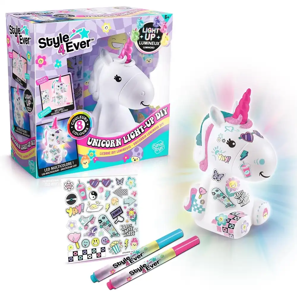 Canal Toys - Style 4 Ever Unicorn Light Up - OFG293