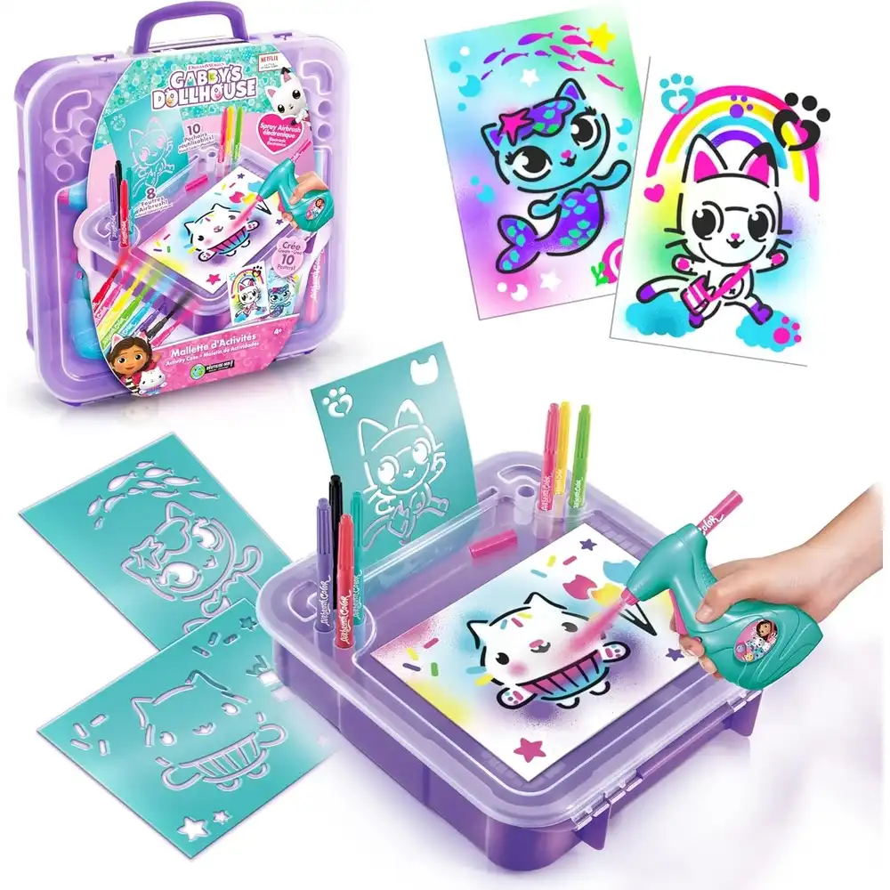 Canal Toys - Gabby’s Dollhouse Airbrush Art Activity Case - GAB024