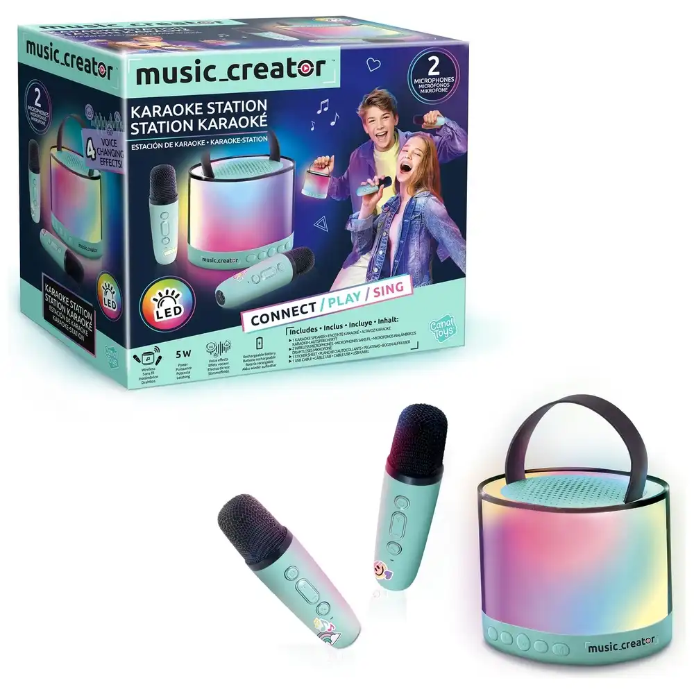 Canal Toys - Music Creator Speaker with Karaoke Microphone - INF044