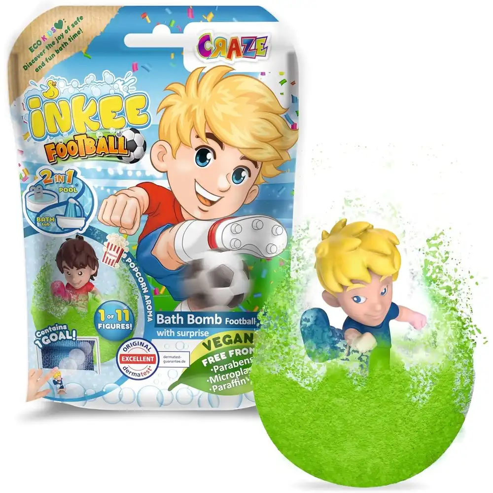 Craze - Inkee Surprise Bath Bomb Football Ball - 40164