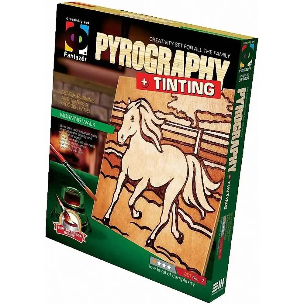 Fantazer Pyrography The Set Morning Walk - ELF367007