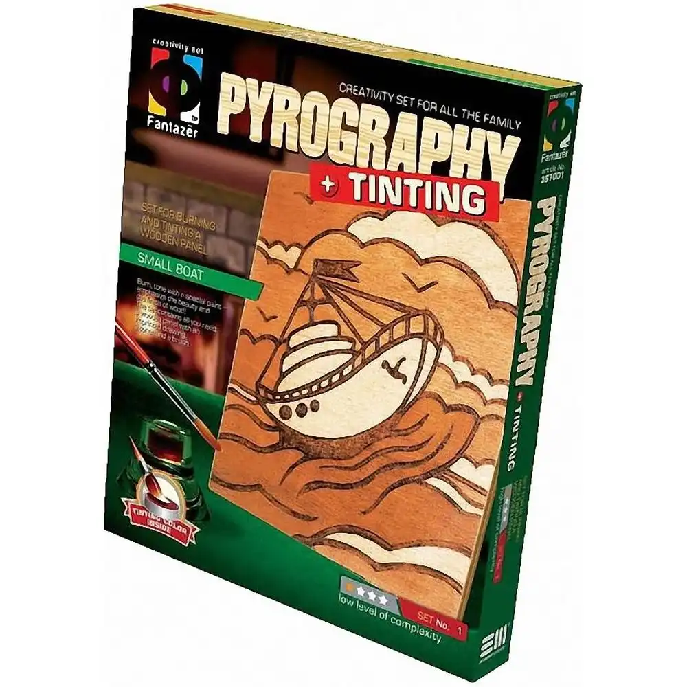 Fantazer - Pyrography Small Boat  - 367001