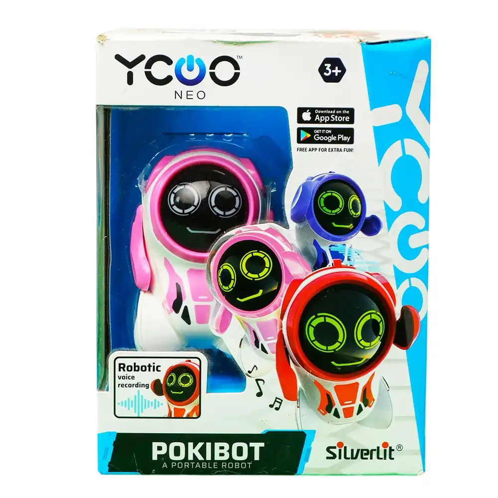 Silverlit - Pokibot Robot Pink with Control through Smart Phone - 88042