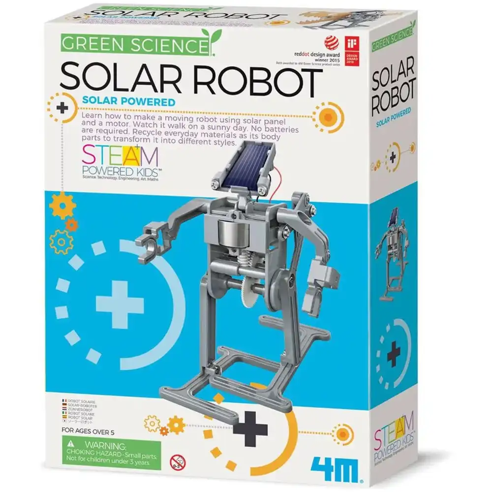 4M - Green Science Powered Solar Robot - 03294