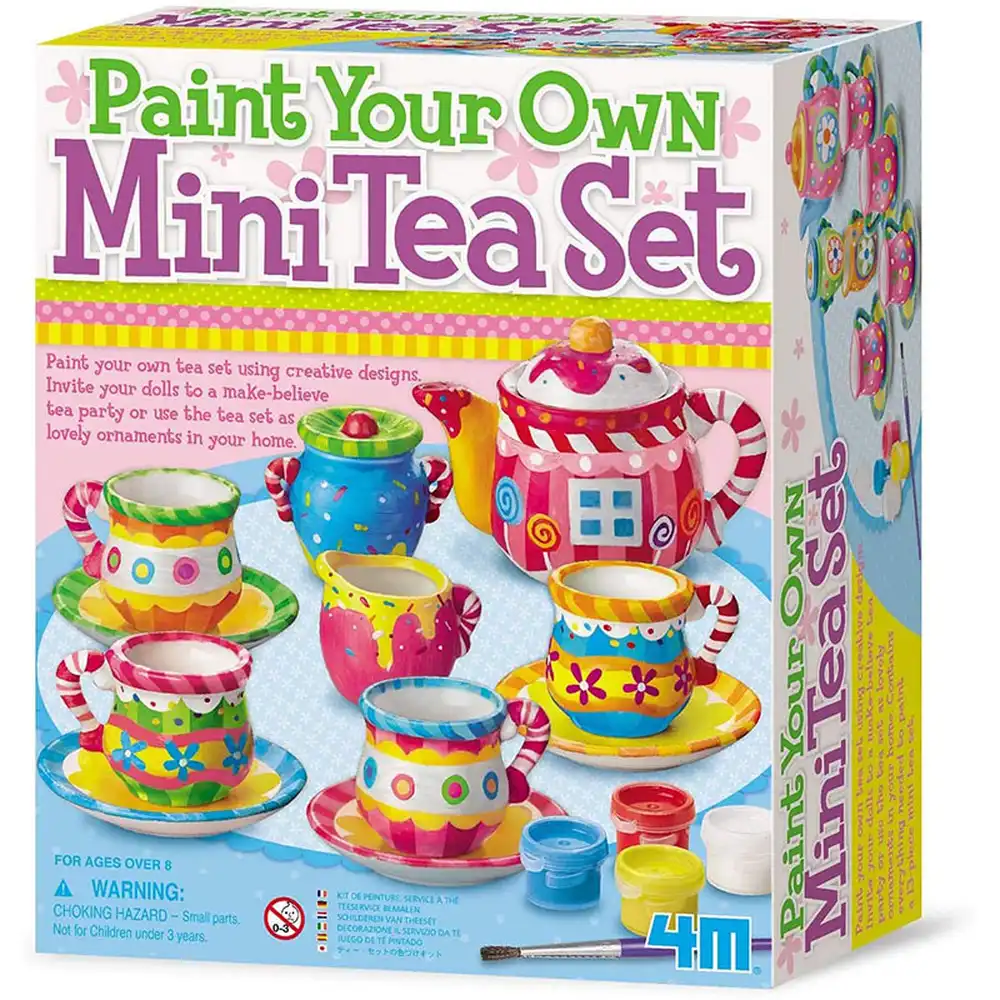 4M - Creative Craft Paint Your Own Mini Tea Set - 04541