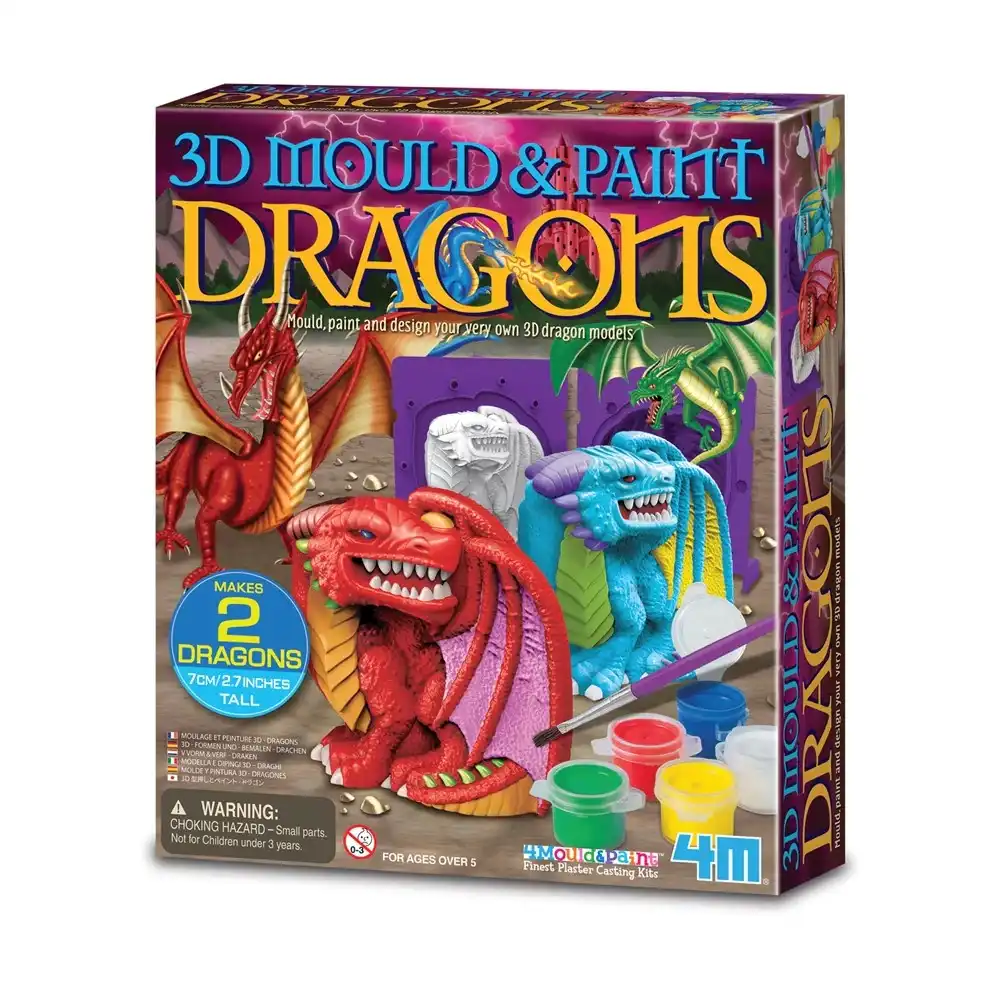 4M - Mould & Paint 3D Dragons - 04783