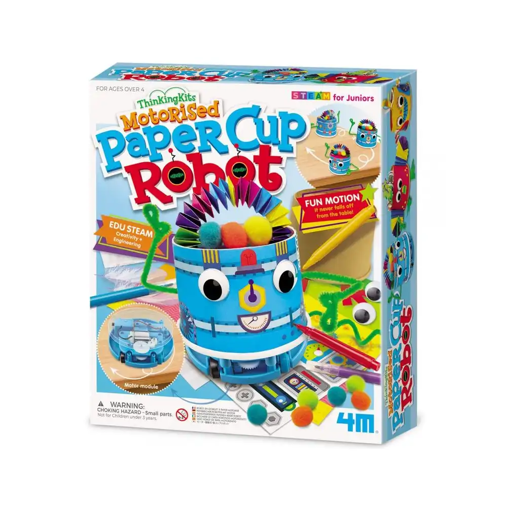 4M - ThinkingKits Motorised Paper Cup Robot - 04920