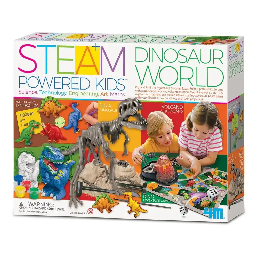 4M - Steam Powered Kids Dinosaur World - 05540