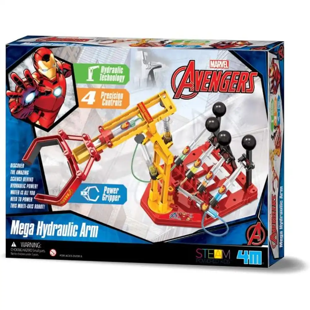 4M - Marvel Avengers Iron Man Mega Hydraulic Arm Kit - 06214