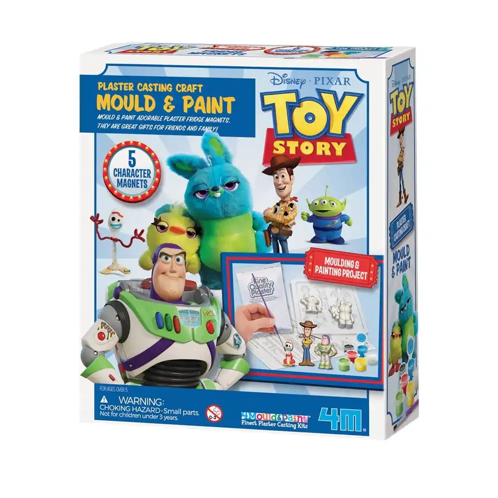 4M - Disney Pixar Toy Story Mould & Paint Plaster Casting Craft - 06219
