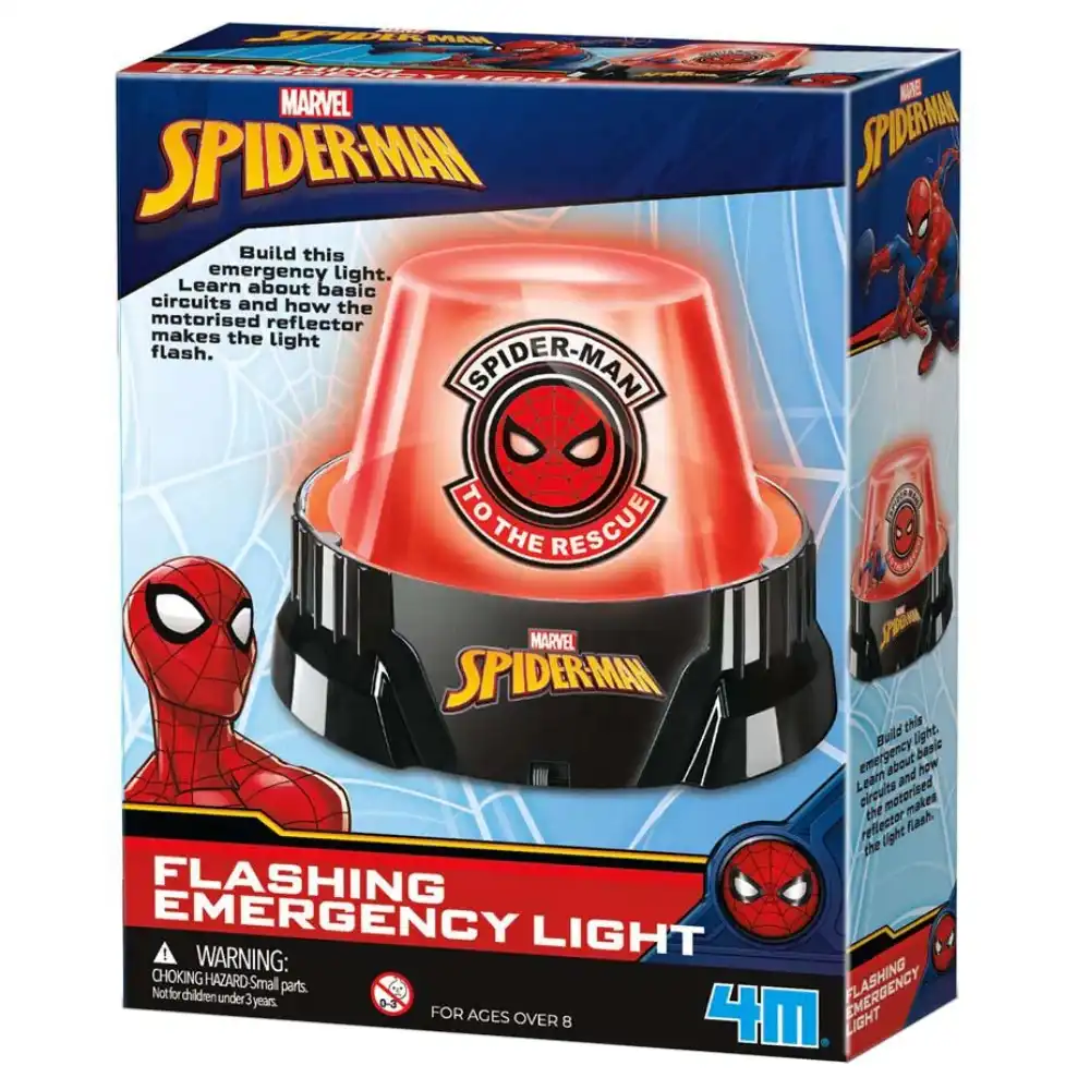 4M - Marvel Spider-Man Flashing Emergency Light - 06233