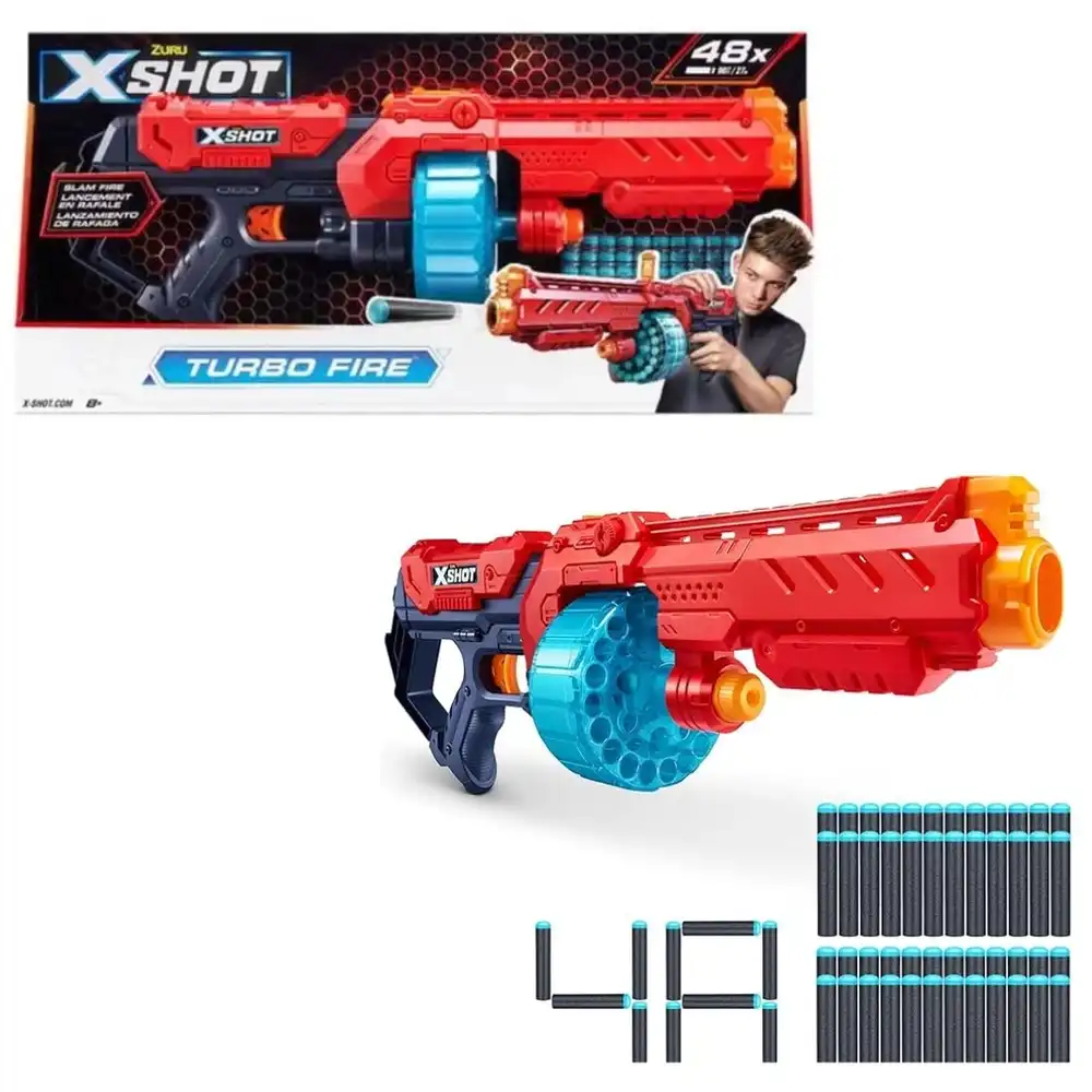 Zuru - X-Shot Excel Turbo Fire with 48 Soft Bullets - 36270