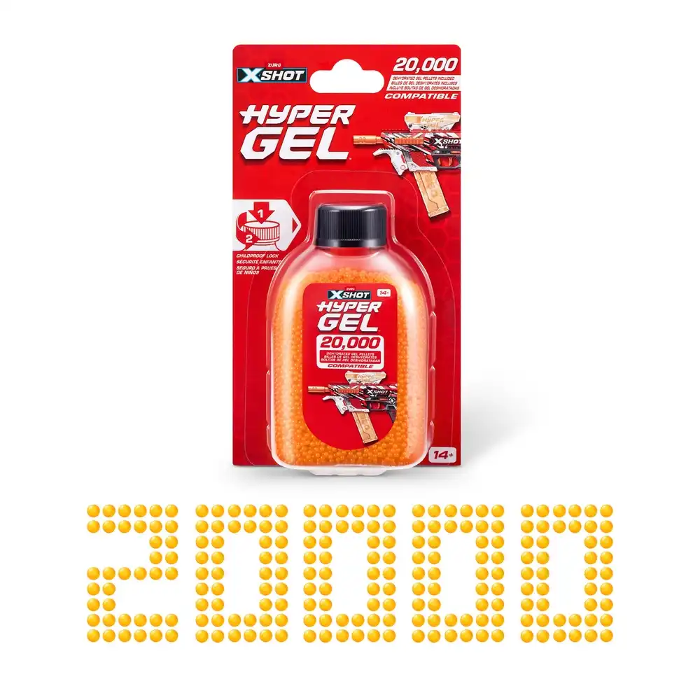Zuru - X-Shot Hyper Gel Gellet Refill 20000 Pieces - 36625