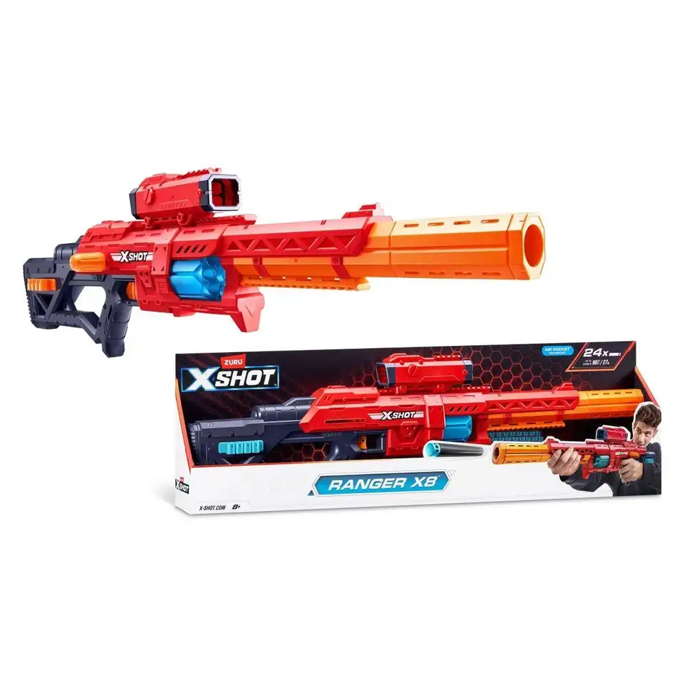 Zuru - X-Shot Ranger Rifle X8 24 Foam Bullets - 36730
