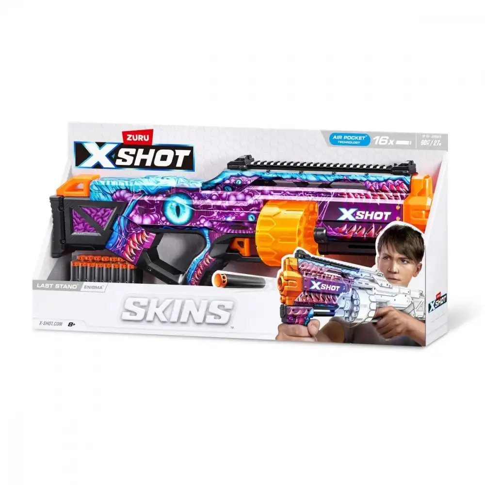 LNGSHOT 新品未開封 50セット Zuru - X-Shot Skins Last Stand Enigma with 16 Soft Bullets