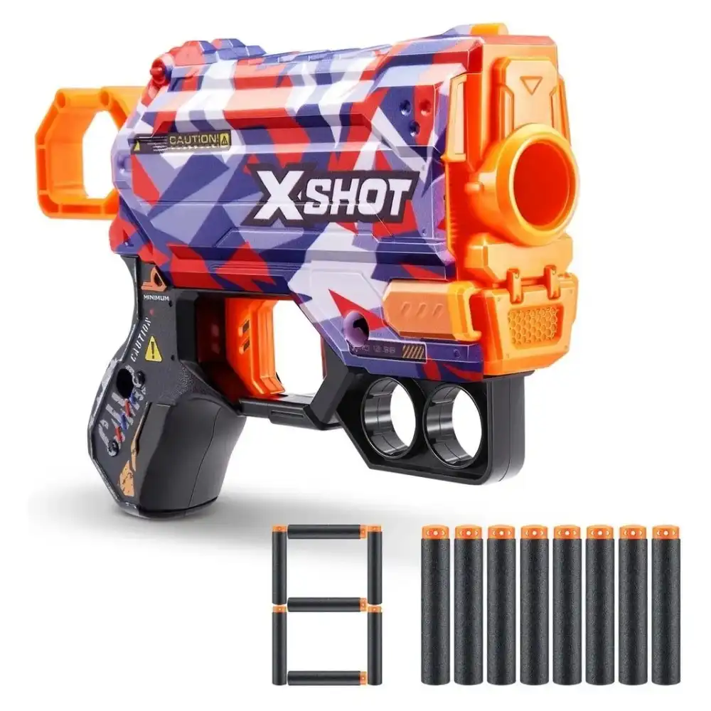 Zuru - X-Shot Skins Menace Enigma with 8 Soft Bullets - 36515M