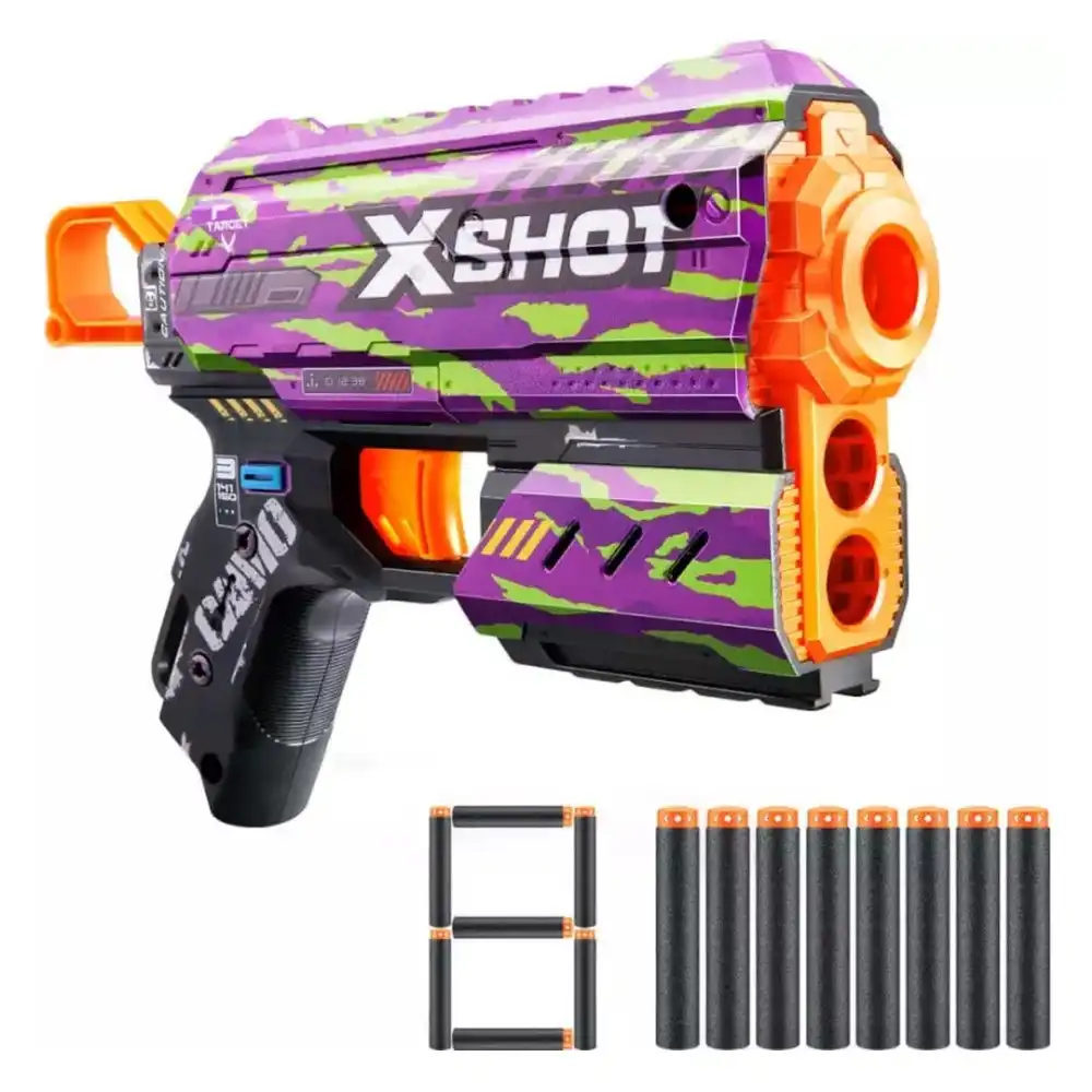 Zuru - X-Shot Skins Flux Crucifer with 8 Soft Bullets - 36516J
