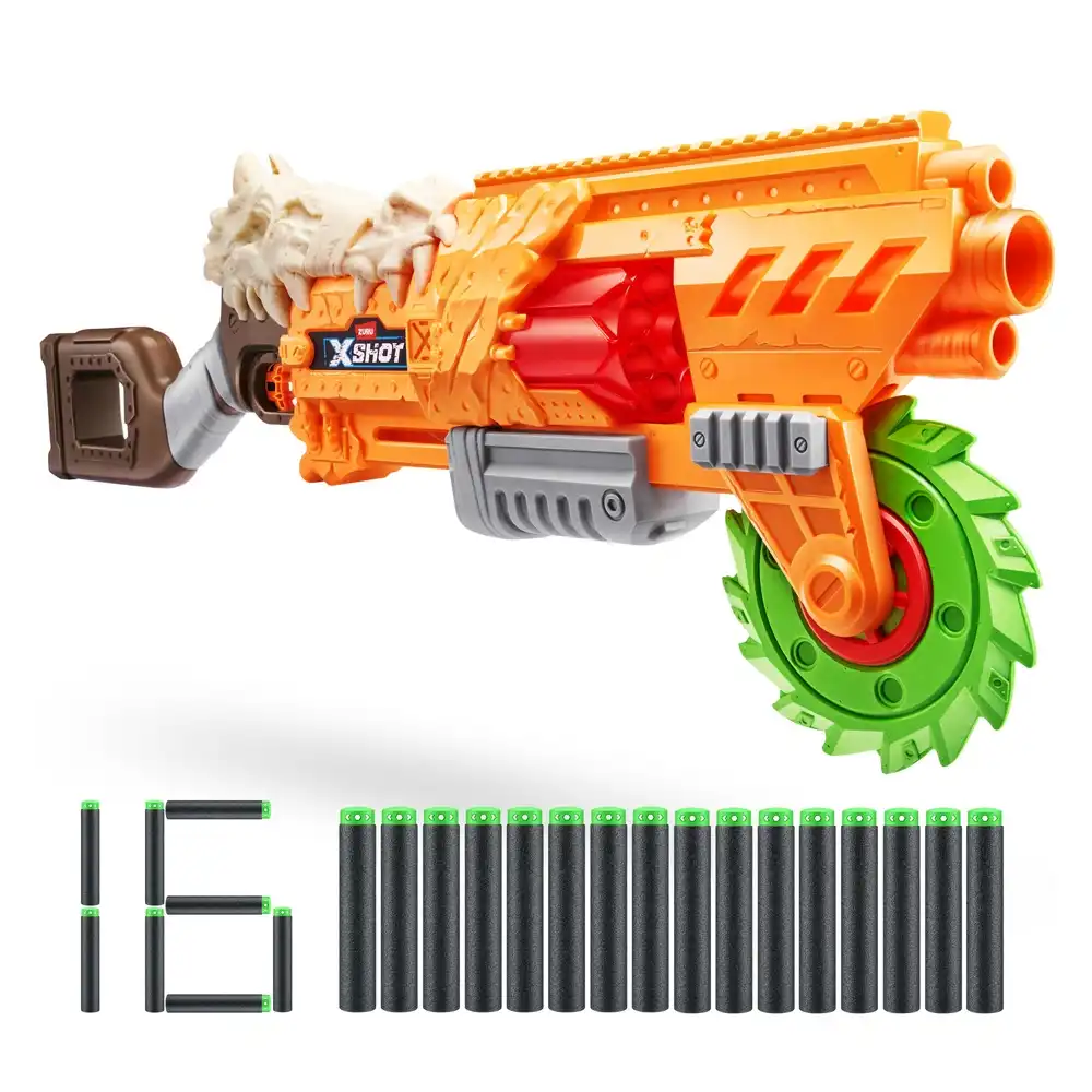 Zuru - X-Shot Insanity Horrorfire Doomsday with 16 Soft Bullets - 36732
