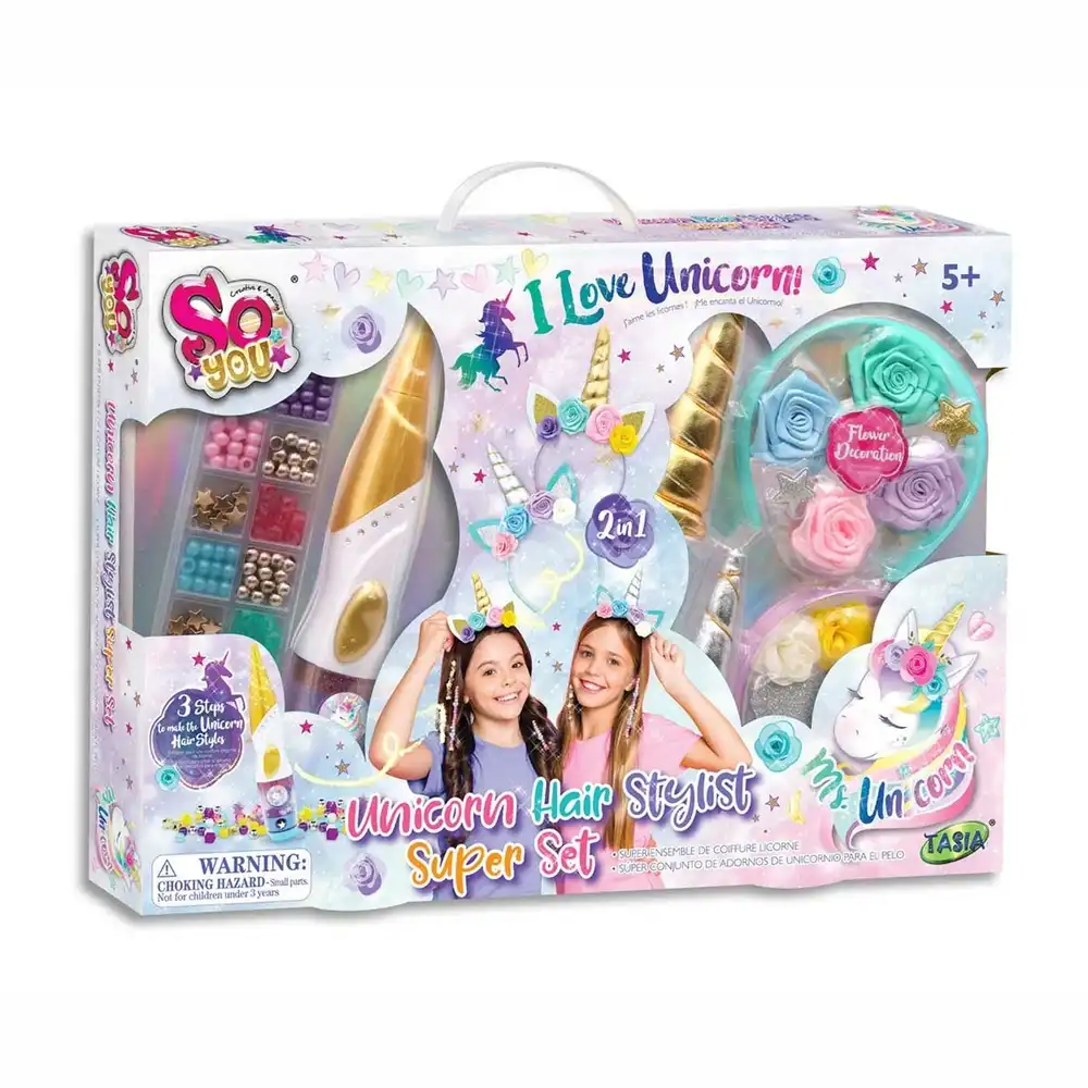 Tasia - So You Unicorn Hair Stylist Super Set - 08338