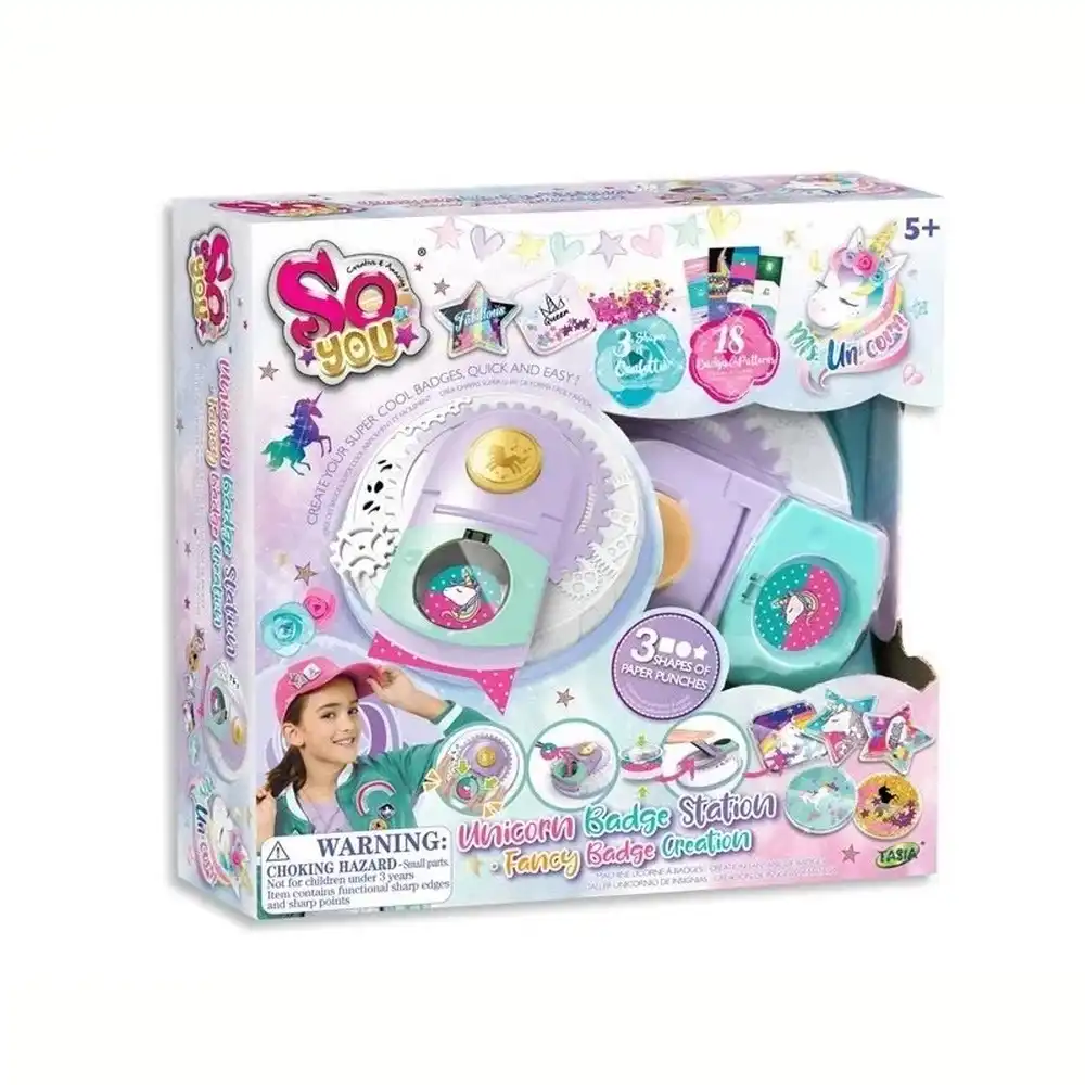 So You Unicorn Badge Station Fancy Badge Creation - T08341-A-A