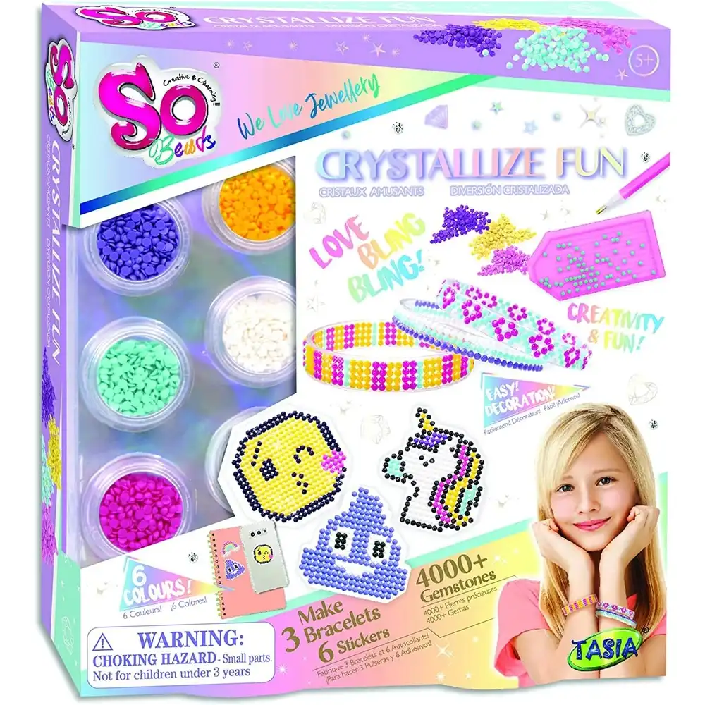 Tasia - So Beads Crystallize Art Bracelet Activity Set - T08352-A-A
