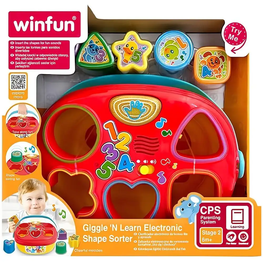Winfun - Giggle And Learn Electronic Shape Sorter - 02085A