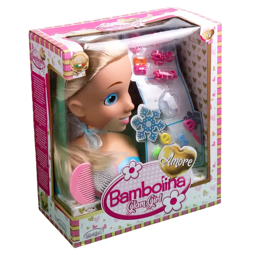 Bambolina - Dimian Chad Valley Styling Head 25 cm with Accessories - 9239
