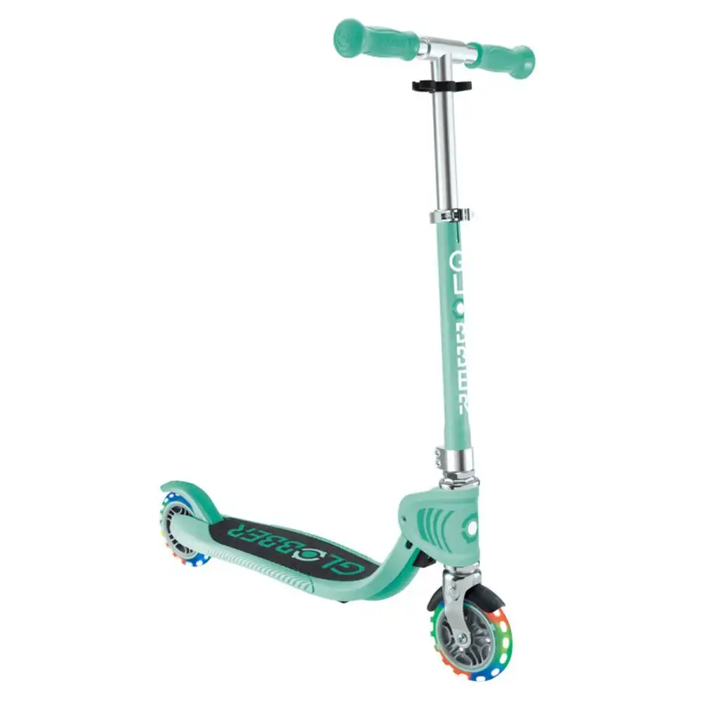 Globber - Flow Foldable Junior Lights 2 Wheels Scooter - Mint - 870-206